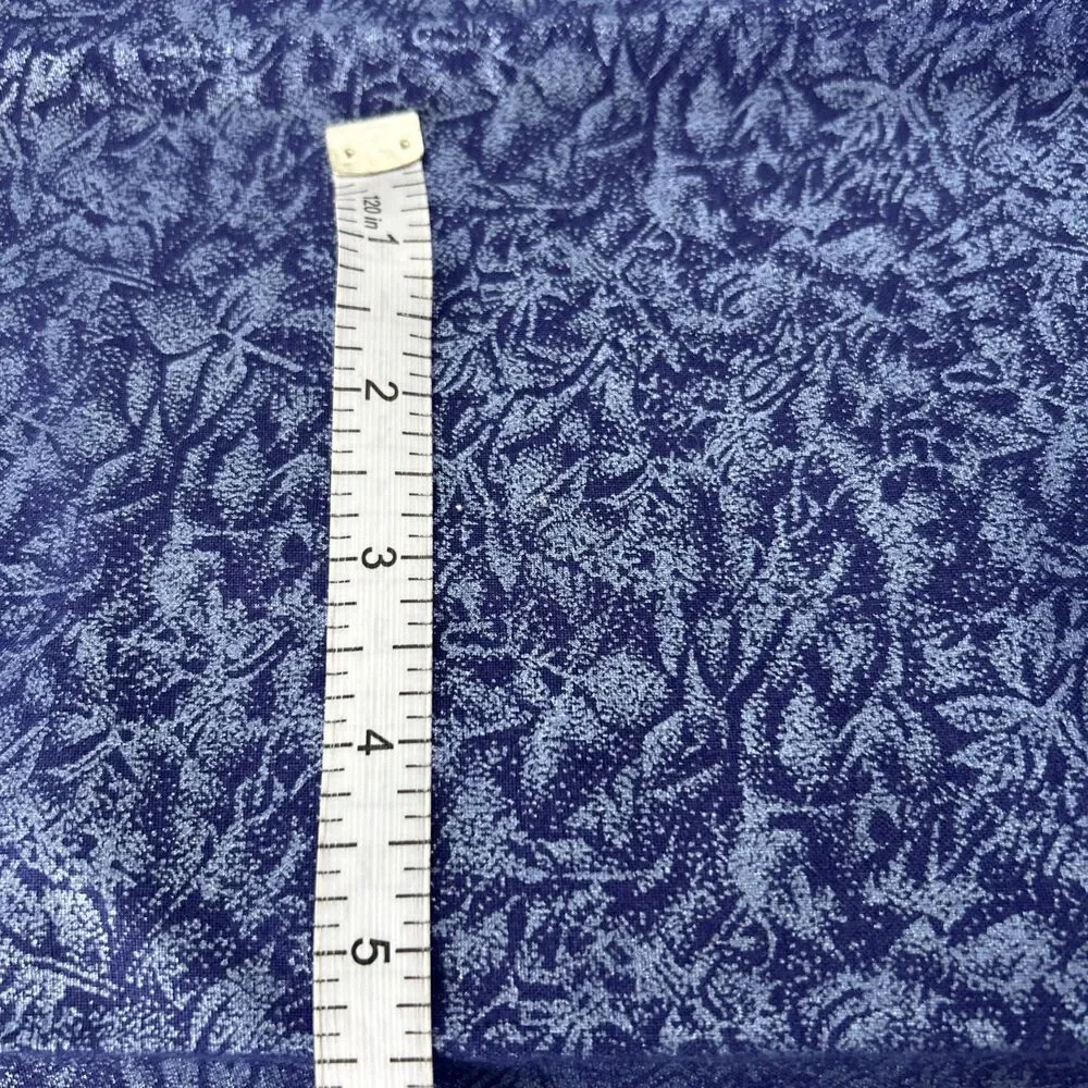 Michael Miller Fairy Frost Blue Shimmery Cotton Quilting Fabric 21 X 42 CM0376